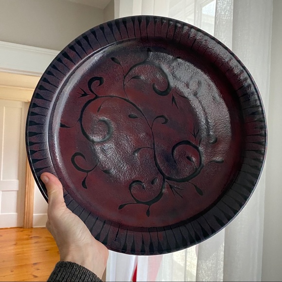 Vintage Other - Artisan decorative serving plate